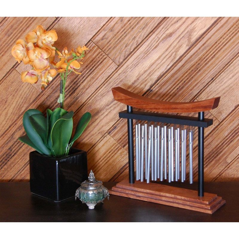 Woodstock Wind Chimes Signature Collection, Woodstock Tranquility Table Chime,  9'' Desk  Chime, 4 of 10