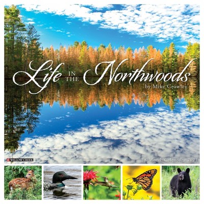 2021 Monthly Wall Calendar Life in the Northwoods - Willow Creek Press