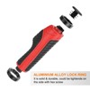 Unique Bargains Rubber Non-Slip Fit 7/8" Handlebar Grips 1 Pair with Hex Wrench 5.28" - 4 of 4