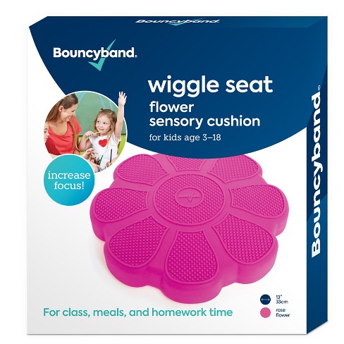 Bouncyband Wiggle Seat Sensory Cushion, Rose Flower