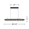 Possini Euro Design Allen 39 1/4" Modern Pendant Ceiling Light Fixture Dining Room Over Table Kitchen Island Hanging LED Gold and Matte Black Finish - 4 of 4