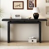 Console Table Entryway Narrow Skinny Design with Ash Veneer, Modern Floating Top Sofa Table for Hallway or Living Room-The Pop Home - 2 of 4