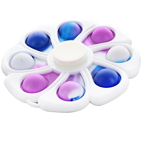 Toynk Pop Fidget Toy Spinner 5-button Rainbow Bubble Popping Game : Target