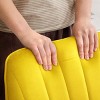 GlasFlength Task and Office Chairs Adjustable Office Chair Ergonomic Swivel Chair Computer Chair for Long Sitting, Yellow, 24.61"*23.62"*37.4" - 3 of 4