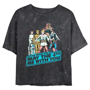 Juniors Star Wars May The Fourth Day T Shirt - 1 of 4