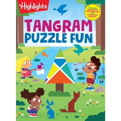 Janod Magnetibook Tangram Puzzle - Happy Little Tadpole