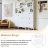 KTMBDW Shoe Storage Cabinet with 6 Flip Drawers, Freestanding Organizer with with Tempered Glass, Foyer Cabinet for Entryway, White - 4 of 4