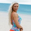 Women's Paisley Lace-Up Back Tankini Top Swimsuit - Cupshe - 4 of 4