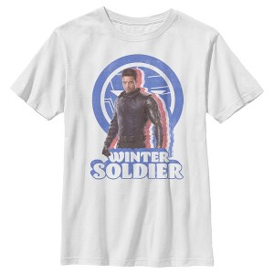 Boy's Marvel The Falcon and the Winter Soldier Retro Bucky T-Shirt - 1 of 4