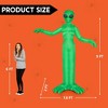 Joyfy 9 FT Tall Halloween Inflatable Giant Alien Decoration with Built-in LEDs for Halloween Indoor Outdoor Yard Garden Lawn Holiday Party Decoration - 4 of 4