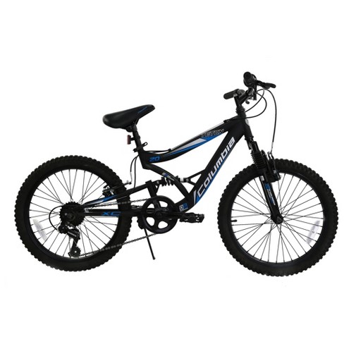 Dual Suspension Mountain Bike >> Columbia Teton 20 Kid S Dual Suspension Mountain Bike Blue Black Dual Suspension Mountain Bike >> Columbia Teton 20 Kid S Dual Suspension Mountain Bike Blue Black