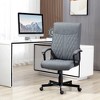 Vinsetto High-Back Home Office Chair Computer Desk Chair with 360 Degree Swivel Adjustable Height and Tilt Function Dark Gray - 3 of 4