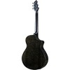 Breedlove Rainforest All Mahogany Left-Handed Concert Acoustic-Electric Guitar Black Gold - 4 of 4