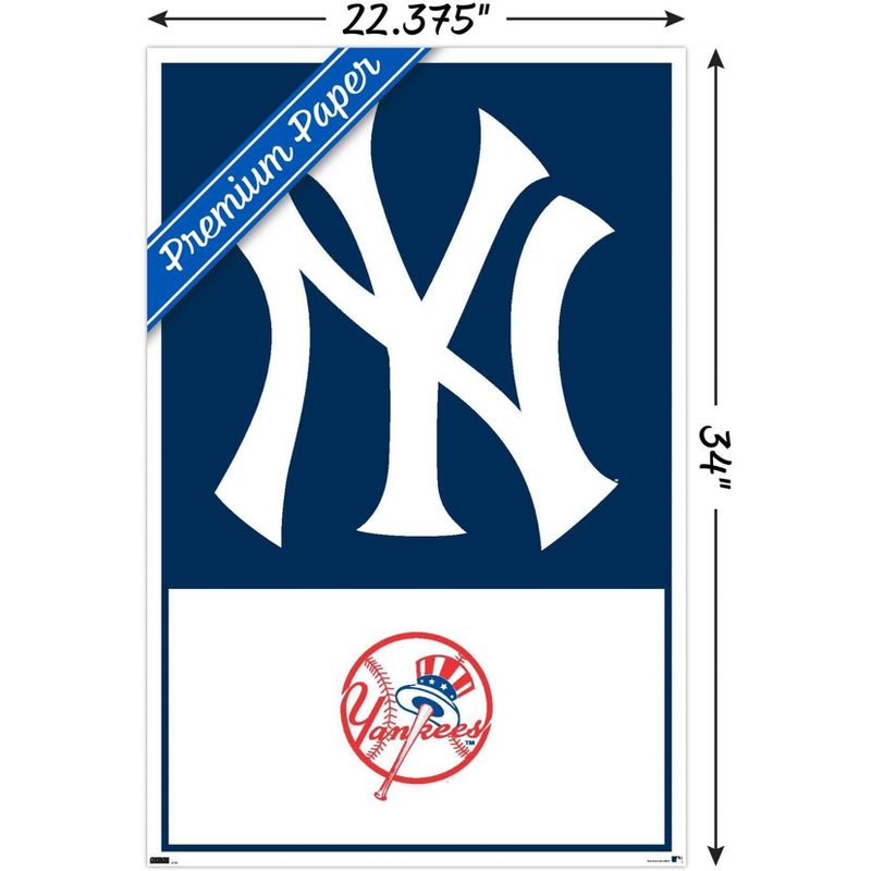 Trends International MLB New York Yankees - Logo 22 Unframed Wall Poster Prints, 3 of 7