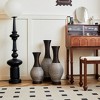 Gulches Set of 3 Desktop Vase, Brown Decorative Floor Vase, Classic Neat Floor Vase, High Independent Flower Stand, Artificial Vine Vase, Home Decor - 2 of 4
