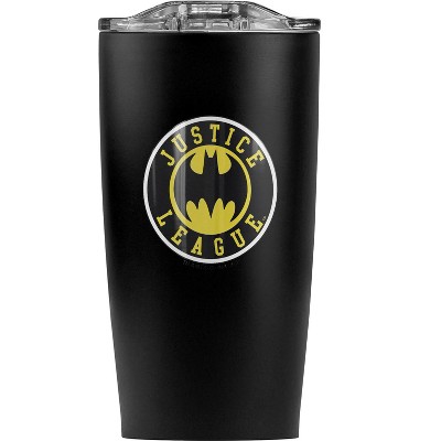 Justice League Batman Athletic Logo Steel Tumbler 20oz Coffee Travel Mug