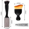 Aoibox 3-Piece Car Interior Detailing Kit with Soft Brush & Dual Head Design for Auto, Truck, SUV, RV Cleaning - Dust & Detail Brush Set - 2 of 4