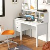 Tangkula Home Office Desk with Power Outlets Type-C 48'' Computer Desk Workstation - 2 of 4