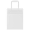 vidaXL Paper Bags 250 pcs with Handles White 7.1x3.1x8.7" - 3 of 4