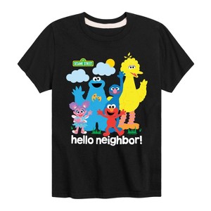 Boys' - Sesame Street - Hello Neighbor Short Sleeve Graphic T-Shirt - 1 of 4