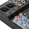 CAD Audio MXU4-FX 4 Channel Mixer with USB Interface and Digital Effects, Black - 3 of 4