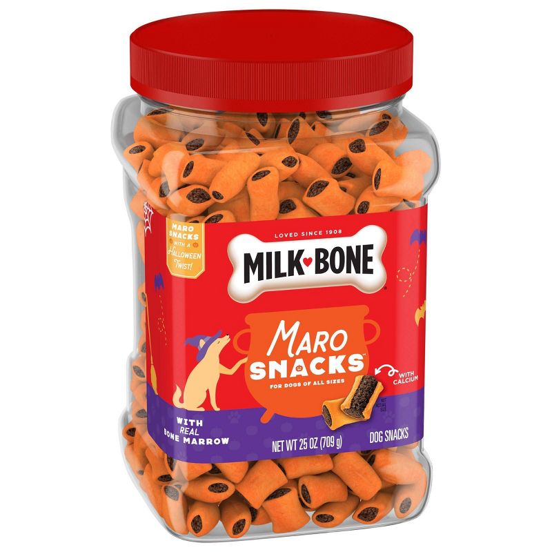 Milk-Bone Orange Maro in Bone Marrow Flavored Halloween Snacks Dog Treats - 25oz, 5 of 6