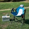 VEVOR Reclining Camping Chair, 300 lbs Load Camping Hammock Chair, Rocking Lounge Folding Chair with Cup Holder Storage Bag Headrest - 2 of 4