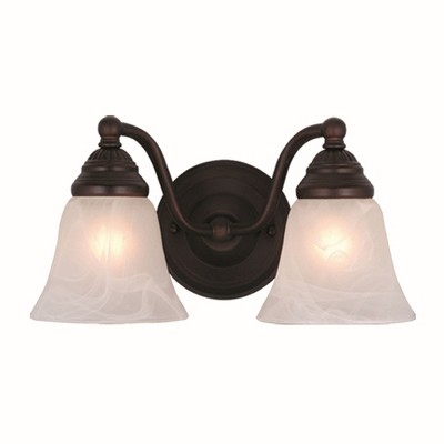 Vaxcel Standford 2 - Light Vanity in  Oil Burnished Bronze