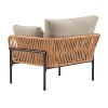 CAVINAS Outdoor Rattan Patio Chairs with Powder Coated Iron Frame & Cushions,Comfy Lounge Chair for Garden,Backyard,Balcony - 4 of 4
