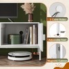 TV Stand Modern Entertainment Center with Open Shelf and 2 Cabinets for Bedroom and Living Room - 3 of 4