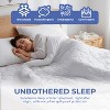 Waterproof Mattress Pad, Soft Bamboo Viscose Fitted Mattress Cover, Breathable Cooling Cover with Deep Pocket Fits Up to 16", Machine Washable - 2 of 4