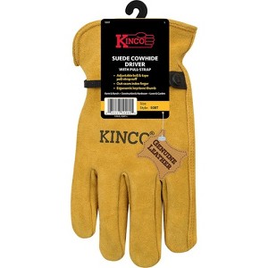Kinco Men's Indoor/Outdoor Driver Gloves Gold L 1 pair - 1 of 1