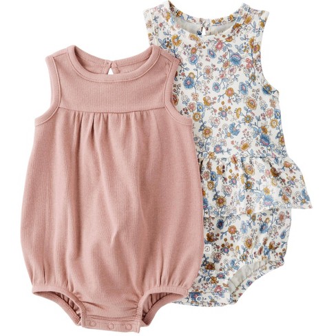 Buy Baby Girls' Carter's Floral Print Sleeveless Bodysuit and