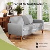 Dyonery 68" Loveseat Sofa, Comfy Couches for Living Room, Modern Oversized Love Seat Sofa, Tool-Free Setup Large Couches - 2 of 4