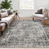 Area Rugs Living Room Machine Washable Soft Carpet for Bedroom Vintage Distressed Area Rug - 3 of 4