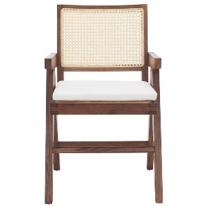 Colette Rattan Armchair - SFV4136 - Safavieh Couture - 1 of 4