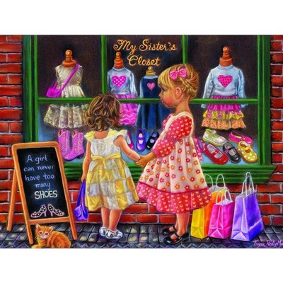 Sunsout My Sister's Closet 300 pc Jigsaw Puzzle 35855