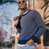 Lands' End Men's Button Up Crewneck Sweater - 4 of 4