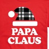 Men's - Instant Message - Papa Claus Christmas Short Sleeve Graphic T-Shirt - 2 of 4