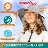 SUN CUBE Wide Brim Sun Hat with Neck Flap, UPF50+ Hiking Safari Fishing Hat for Womens, Sun Protection Beach Hat - 4 of 4