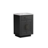 Cesicia Grey Oak Cabinet with Solid Wood Frame, Carb P2 Plywood Body, 2 Drawers, and Soft-Closing Hardware - 2 of 4