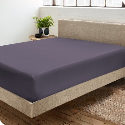 400 Thread Count Organic Cotton Sateen Fitted Sheet by Bare Home