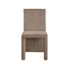 Meridian Furniture,Benson Microsuede Corduroy Fabric Dining Chair, Set of 2 - 2 of 4