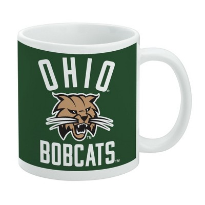 Ohio University Bobcats Logo Ceramic Coffee Mug Novelty Gift Mugs for Coffee Tea and Hot Drinks 11oz White