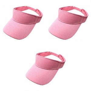 3 Pack Sun Visors Lightweight and Comfortable for Outdoor Activities - 1 of 4