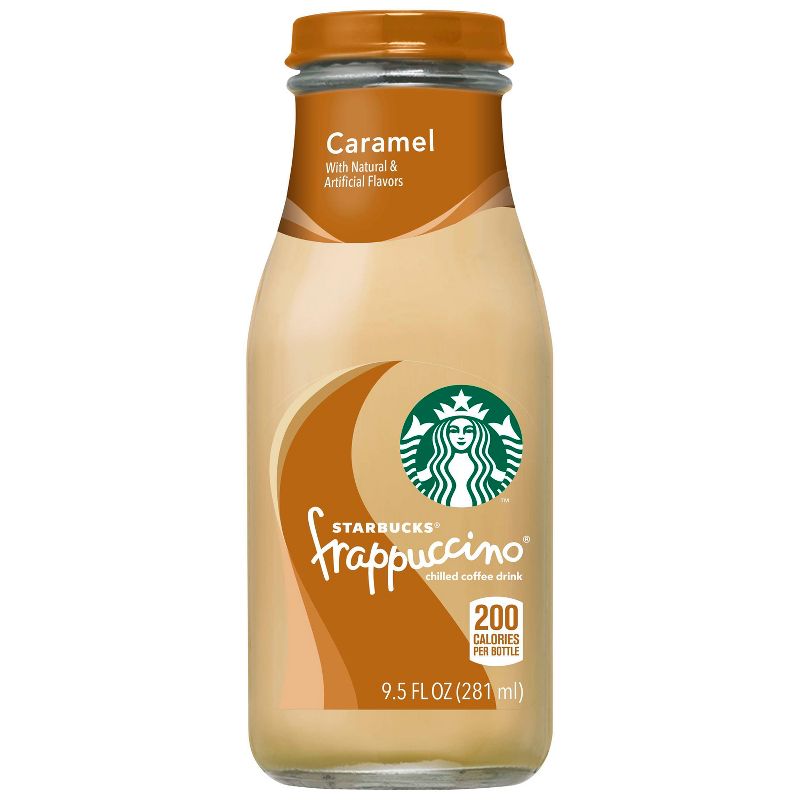 Starbucks Frappuccino Caramel Coffee Drink - 4pk/9.5 fl oz Glass Bottles, 3 of 5