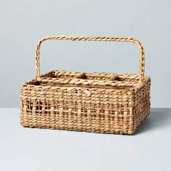 Woven Compartment Basket Caddy - Hearth & Hand™ with Magnolia