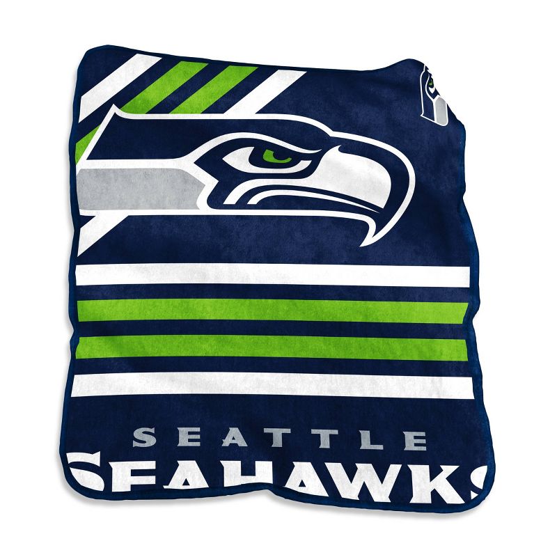 NFL Seattle Seahawks Raschel Throw Blanket, 1 of 2