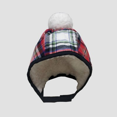 baby plaid hat