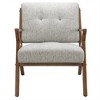 OUTSUPPLY Mid Century Lounge Chair, 300lb Capacity Tufted Accent Chair with Solid Wood Frame - 4 of 4
